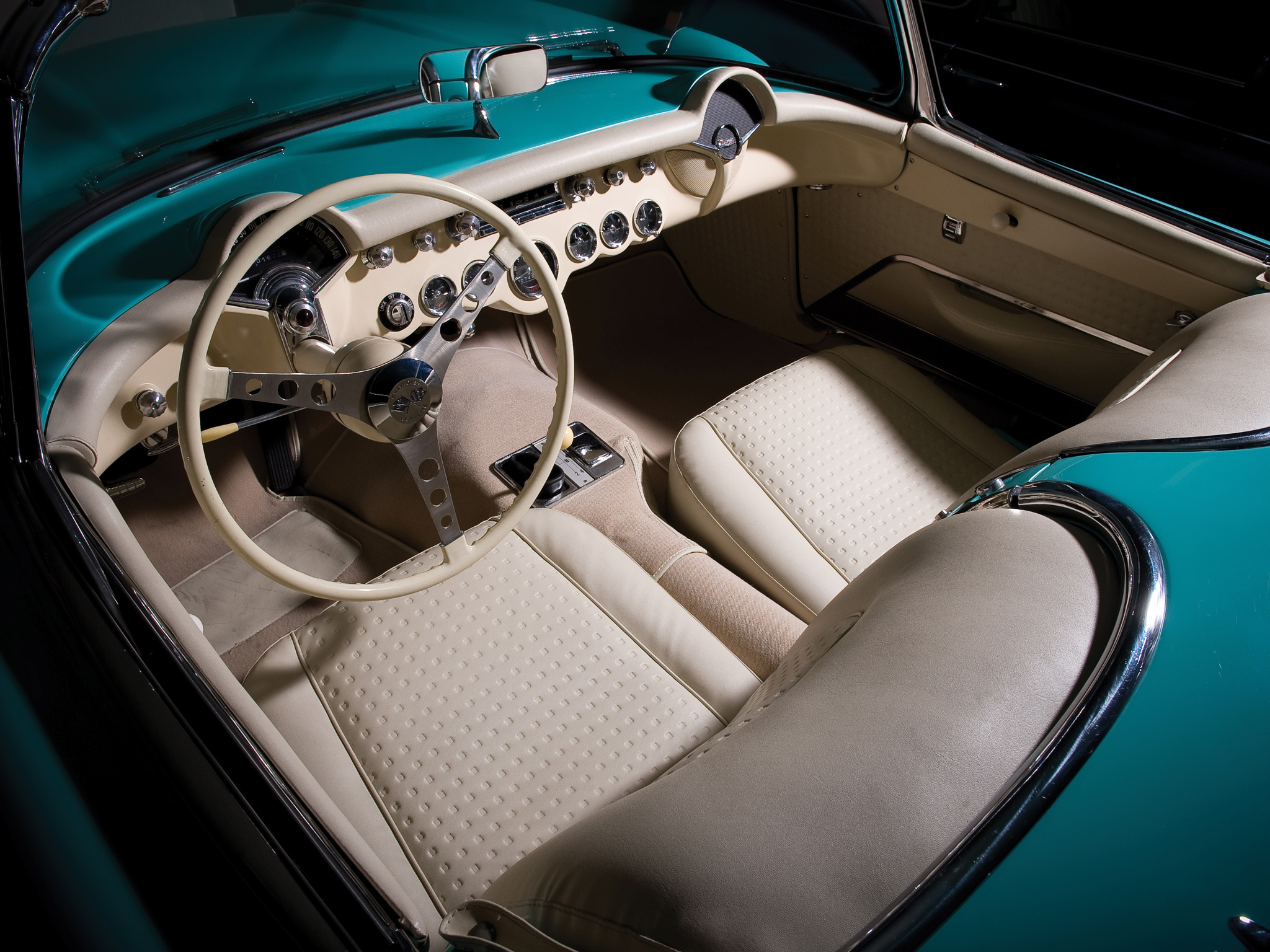 1957 corvette interior